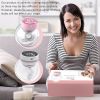 Breast Pump Hands Free, 3 Modes&9 Levels Wearable Pumps for Breastfeeding, Hand Free Breast Pump Portable of Comfortable Suction (2 Pack)
