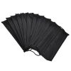 Respir-Shield™ 200PCS - 3 PLY Black Non-Medical Disposable Face Masks;  Comfortable Elastic Ear loops Face Masks;  Breathable for Daily Protection Air