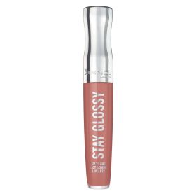 RIMMEL LONDON Stay Glossy Lip Gloss (Color: Bare Minimum)