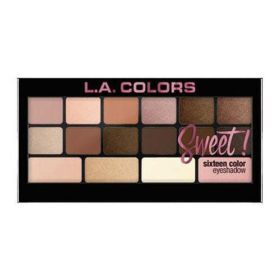 L.A. Colors Sweet! 16 Color Eyeshadow Palette (Color: Charming)