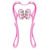 Neck Roller Massager 360º Rotatable Trigger Point Roller Portable Massager with 6 Balls for Neck Leg Thigh Foot Pain Relief